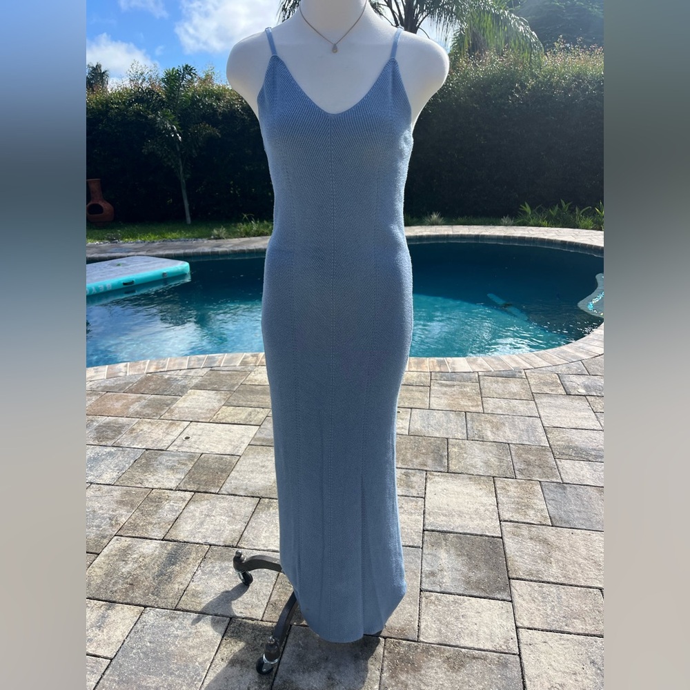Freshman 1996 Blue Maxi Dress size medium